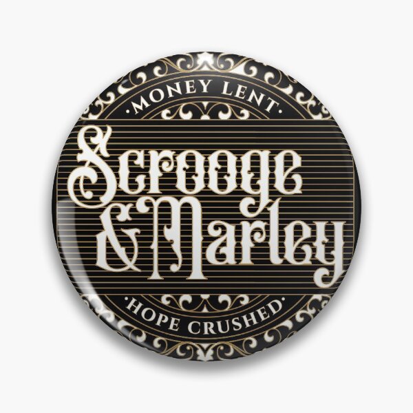 Item preview, Scrooge & Marley A Christmas Carol designed and sold by QuoteGeek.