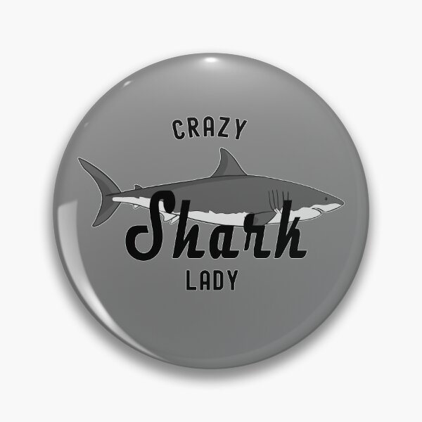 Item preview, Crazy Shark Lady designed and sold by Coder-T.