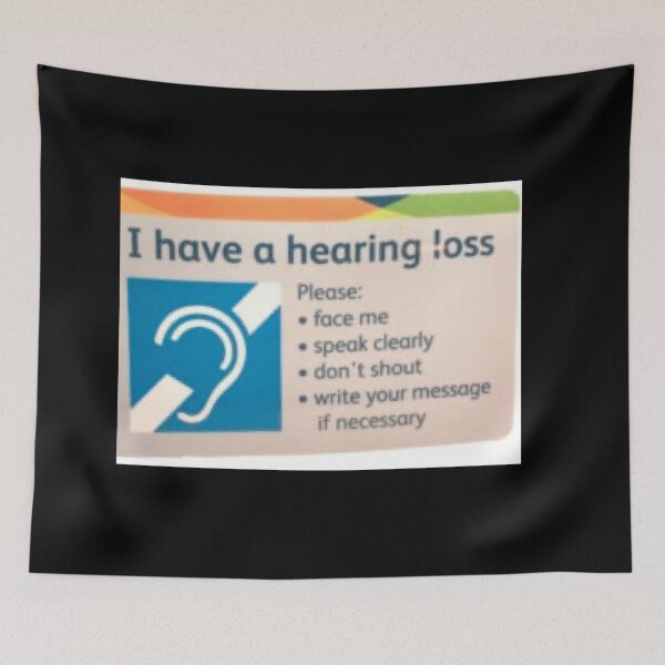 Item preview,  Hard of Hearing Awareness- Be patient like you were with election results designed and sold by MerciMe.