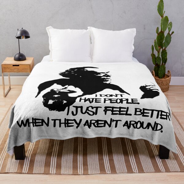 Item preview, I don't hate people - bukowski quote designed and sold by SeekerArt.