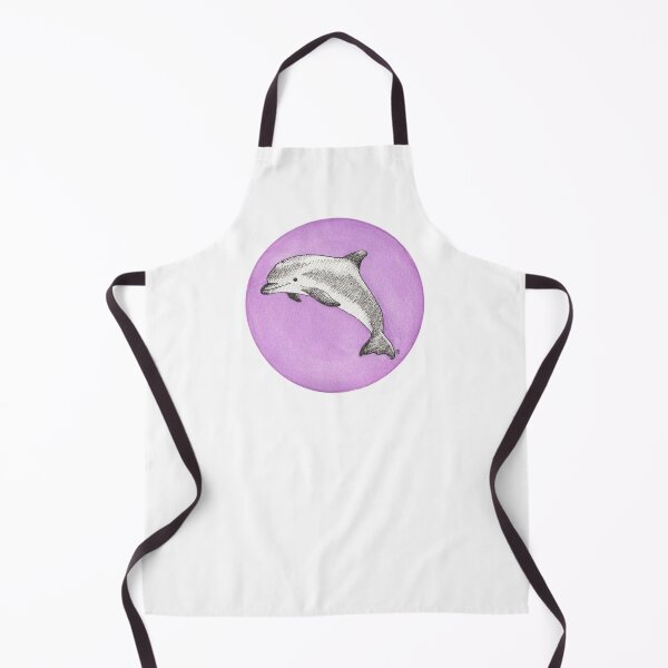Item preview, Inktober 2020: Dolphin designed and sold by Pamela Sommer.