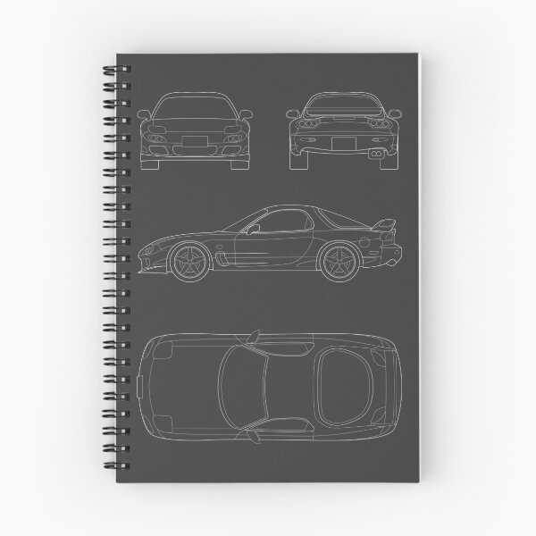 Item preview, Mazda RX-7 FD Blueprint designed and sold by Demetr0s.