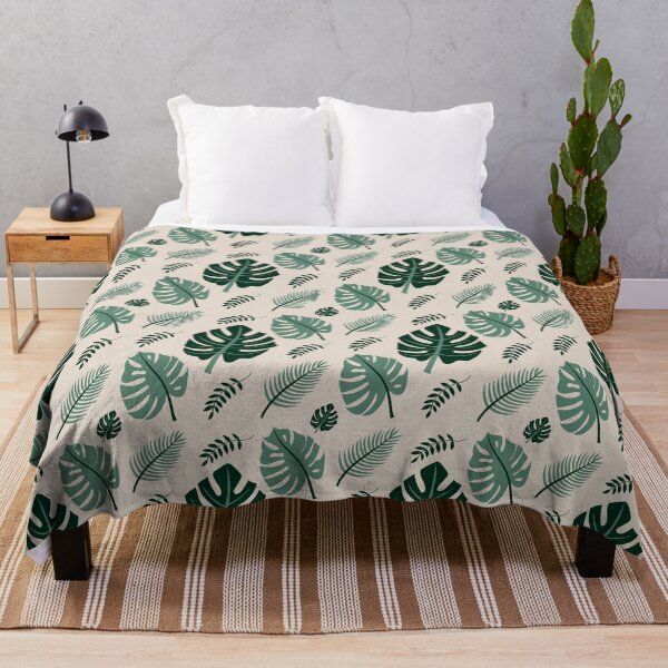 Item preview, Monstera leaves pattern designed and sold by cwillustration.