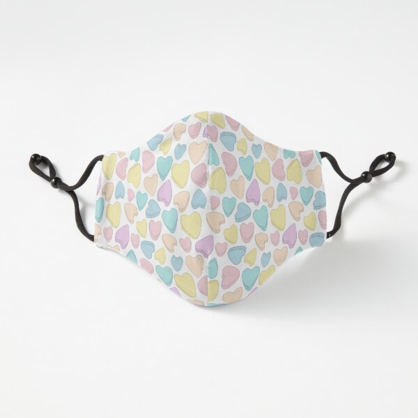 Pastel Hearts Spreads Love Fitted 3-Layer