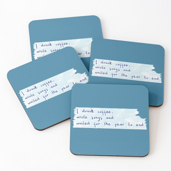 Item preview, Drink coffee and write songs | I survived 2020 designed and sold by DeliriousSteve.