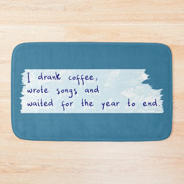 Item preview, Drink coffee and write songs | I survived 2020 designed and sold by DeliriousSteve.