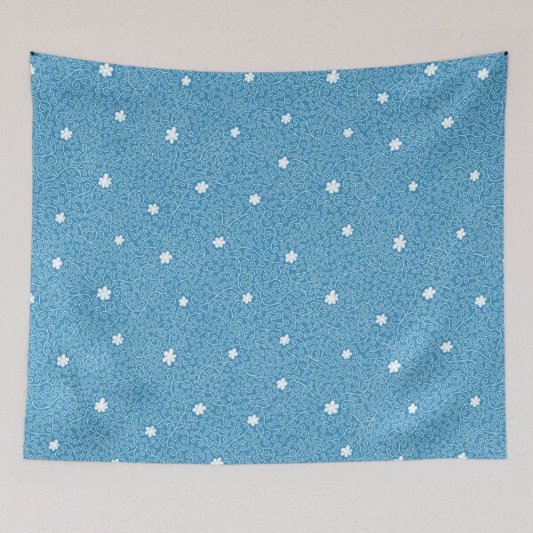 Item preview, Swirly azul y blanco designed and sold by creativinchi.