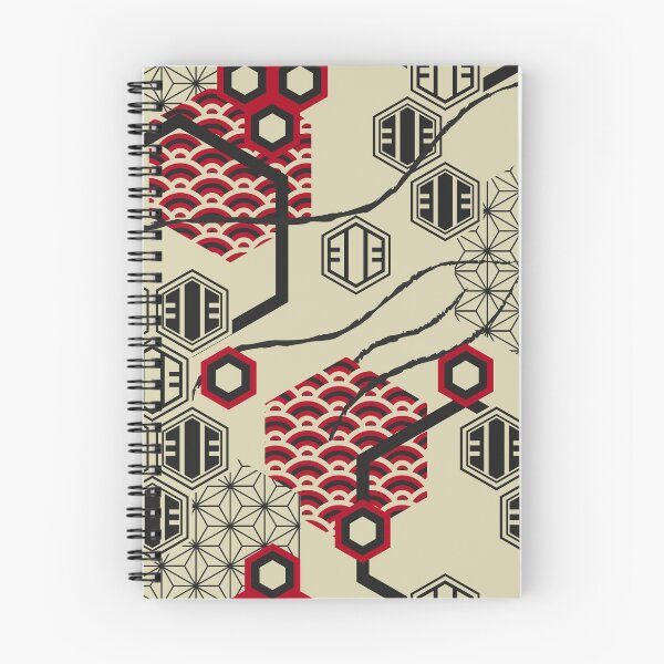 Item preview, Asian style Asian style hexagon red and black patternhexagon red and black pattern designed and sold by Elemesca.