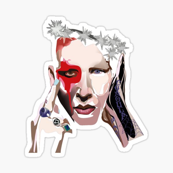 Marilyn Manson Aufkleber Sticker