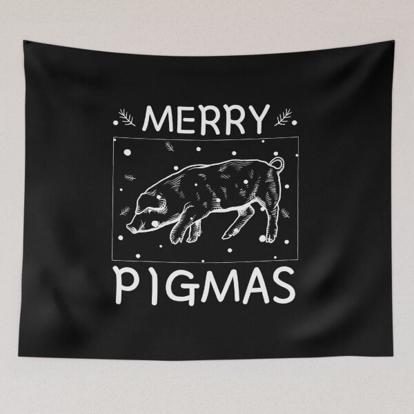 Item preview, Merry Pigmas Pig Christmas Grass designed and sold by jacks-tees.