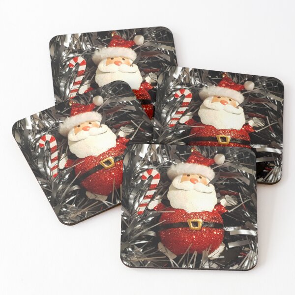 Item preview, Santa Lying in Tinsel with a Candy Cane designed and sold by Frank-Vincent.