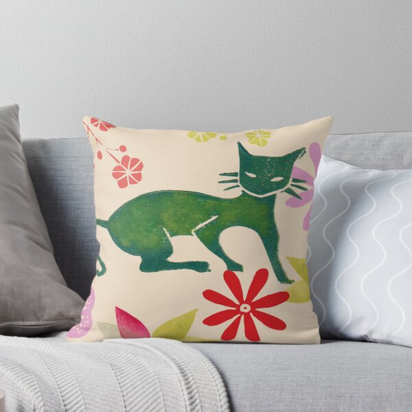 Item preview, The green cat designed and sold by naposyl.