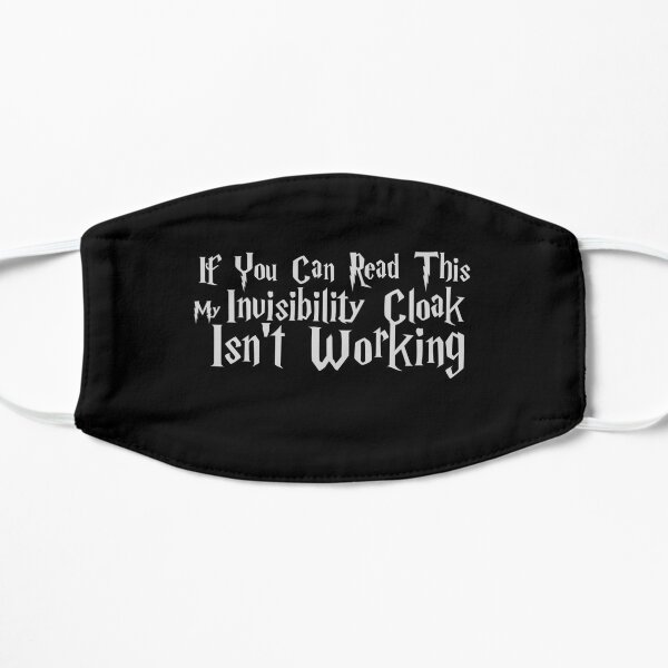 If You Can Read This... Flat Mask