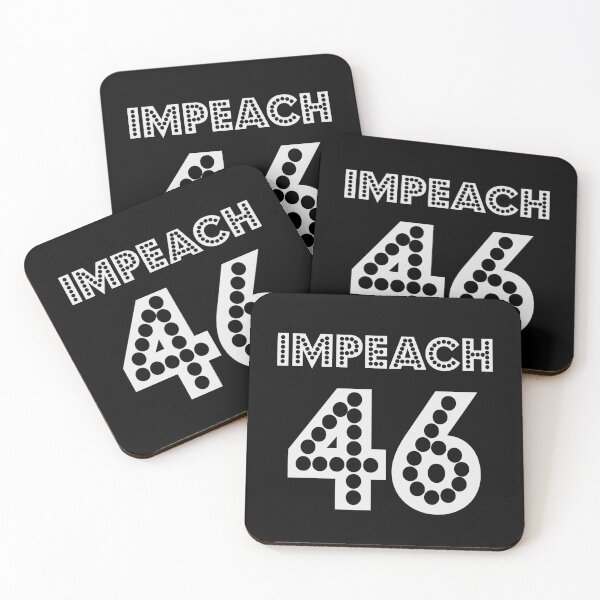 Item preview, Impeach 46 Joe Biden Republican Conservative designed and sold by MJLdesigns.