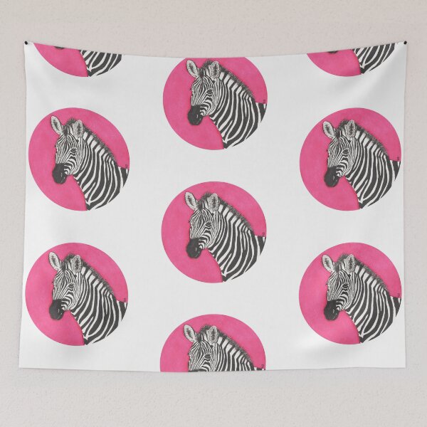 Item preview, Inktober 2020: Zebra designed and sold by Pamela Sommer.