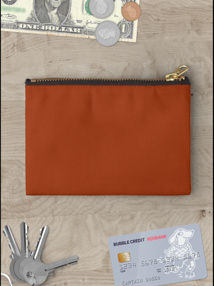 Thumbnail 3 of 4, Zipper Pouch, Copper designed and sold by ColorObsession.