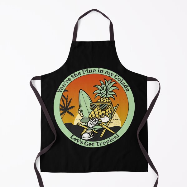 Item preview, Pineapple Surfer in Tropical vintage sunset Let's get Tropical! designed and sold by Steven Kight.