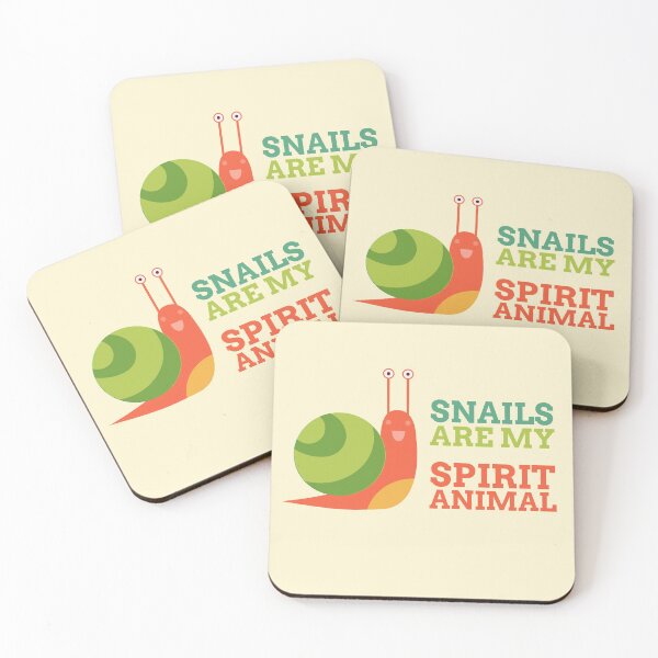 Aperçu de l'œuvre Les escargots sont mon esprit animal mignon limace gastéropode amant escargot coquille escargot créée et vendue par gkao.