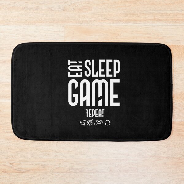 Item preview, Eat Sleep Game Repeat Funny Gift for Video Games Lovers Tee designed and sold by smartrocket.