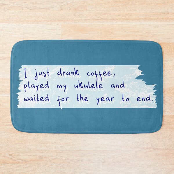 Item preview, Drink coffee and play ukulele designed and sold by DeliriousSteve.