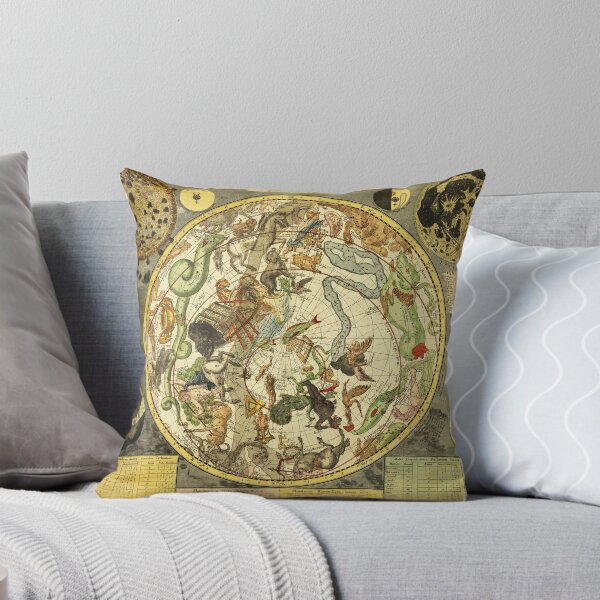 Item preview, STAR MAP OF THE SOUTHERN SKY 1722 Antique Astrology Maps designed and sold by BulganLumini.