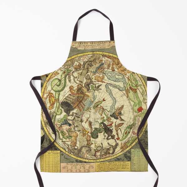 Item preview, STAR MAP OF THE SOUTHERN SKY 1722 Antique Astrology Maps designed and sold by BulganLumini.