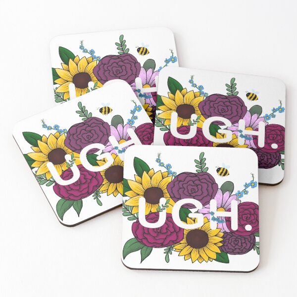 Item preview, UGH. Floral designed and sold by Rhiannon Bowen.