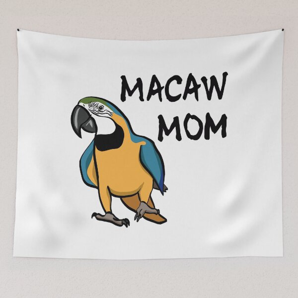Item preview, Blue and Gold Macaw Mom designed and sold by Zurickdesigns.