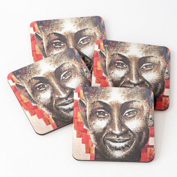 Item preview, Red tribal portrait designed and sold by khalaijimase.