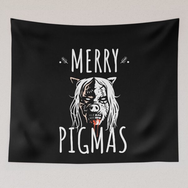 Item preview, Merry Pigmas Pig Christmas Horror designed and sold by jacks-tees.