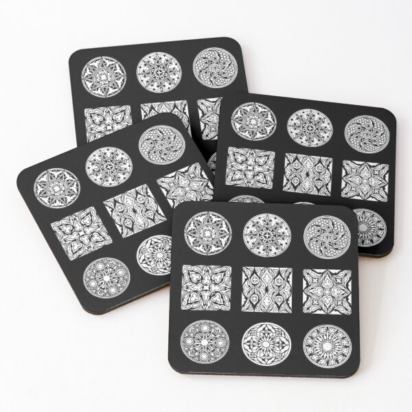Item preview, Mini mandalas: Rosewindows - Sunweaver designed and sold by Sunweaver.