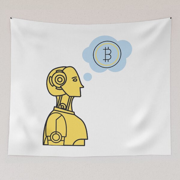 Item preview, Bitcoin Thoughts, Cryptocurrency designed and sold by WinningUniverse.