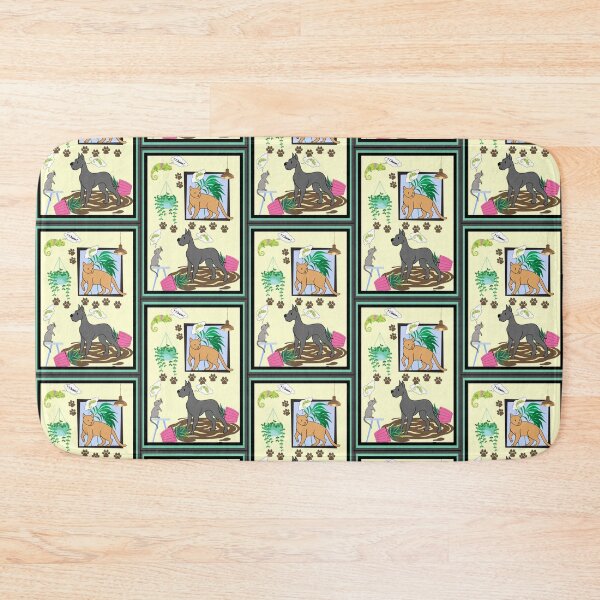 Item preview, Chaos caused by the presence of a chameleon in a room with a dog, a cat and a mouse designed and sold by AnnaBBS.