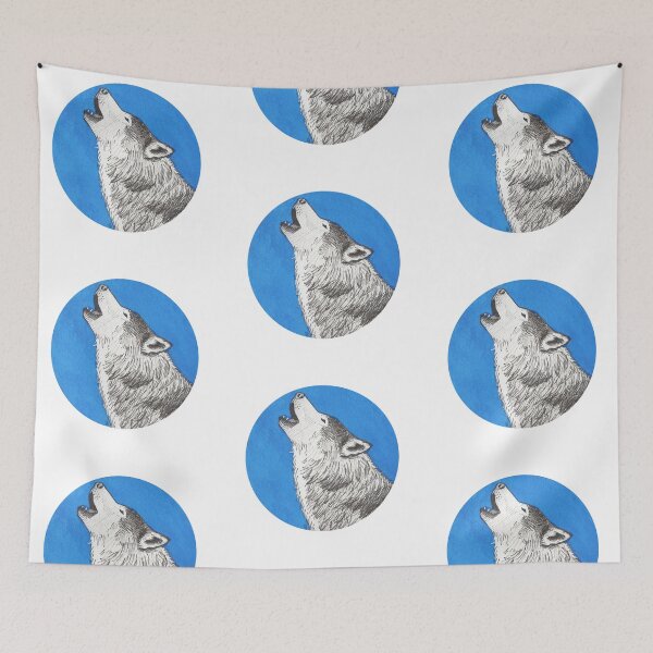 Item preview, Inktober 2020: Wolf designed and sold by Pamela Sommer.