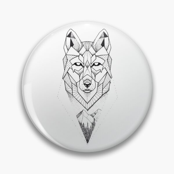Item preview, Geometric wolf design designed and sold by AnthonyVdV.