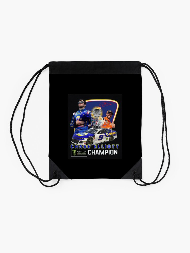 Alternate view of chase elliott Championship Drawstring Bag