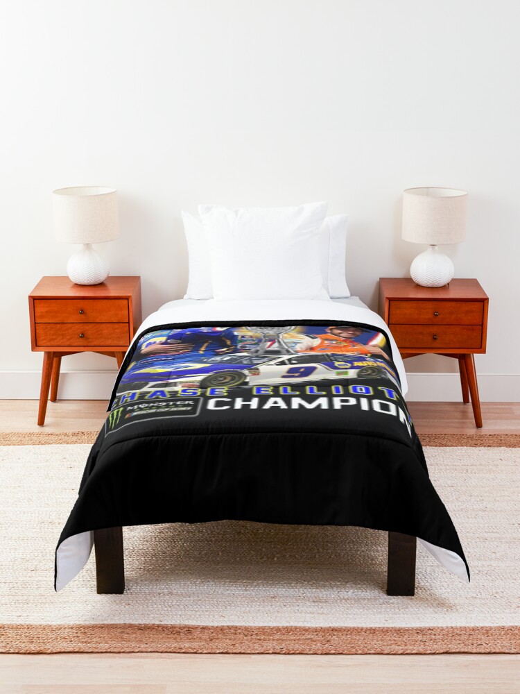 Alternate view of chase elliott Championship Comforter