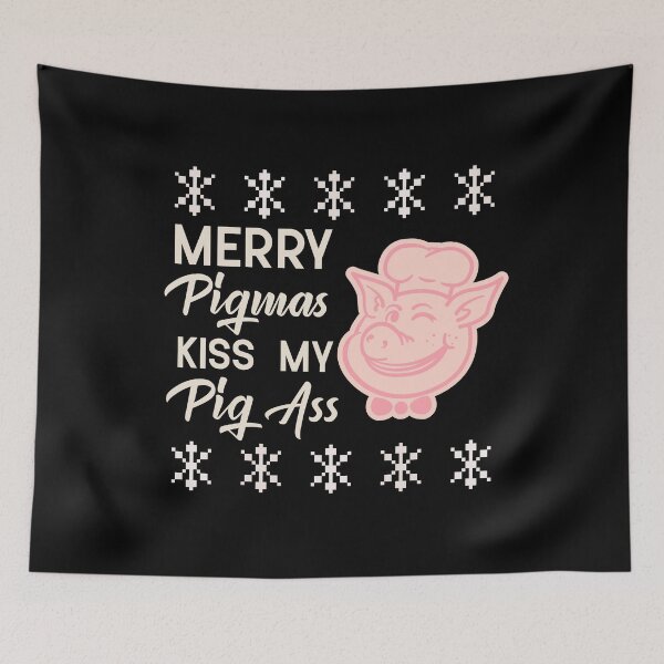 Item preview, Merry Pigmas From My Pig Ass Funny Christmas designed and sold by jacks-tees.