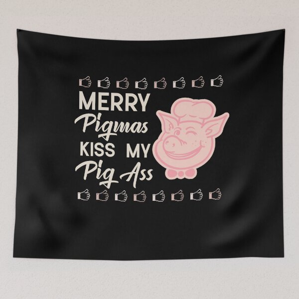 Item preview, Merry Pigmas From My Pig Ass Funny Christmas designed and sold by jacks-tees.