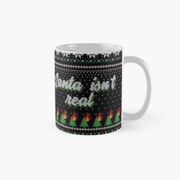 Aperçu de l'œuvre Le père Noël n'est pas réel créée et vendue par bakingdesign.