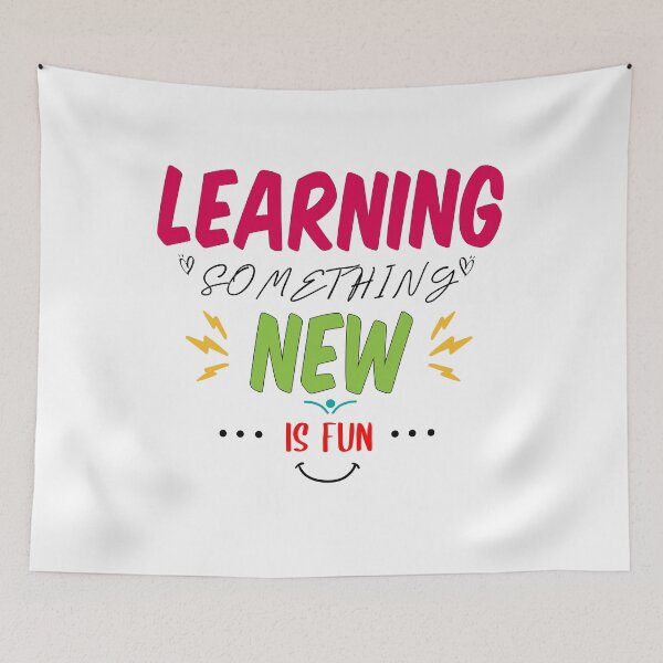 Item preview, Learning Something New Is Fun Essential T-Shirt designed and sold by neodiseno.