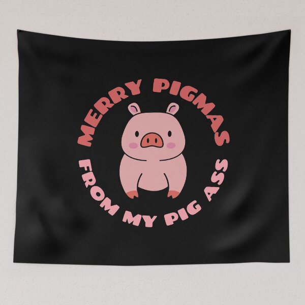 Item preview, Merry Pigmas From My Pig Ass Funny Christmas Cute designed and sold by jacks-tees.