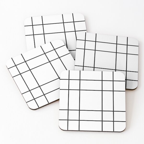 Item preview, Tic Tac Toe Dimensions pattern- white version designed and sold by Greenwood2112.