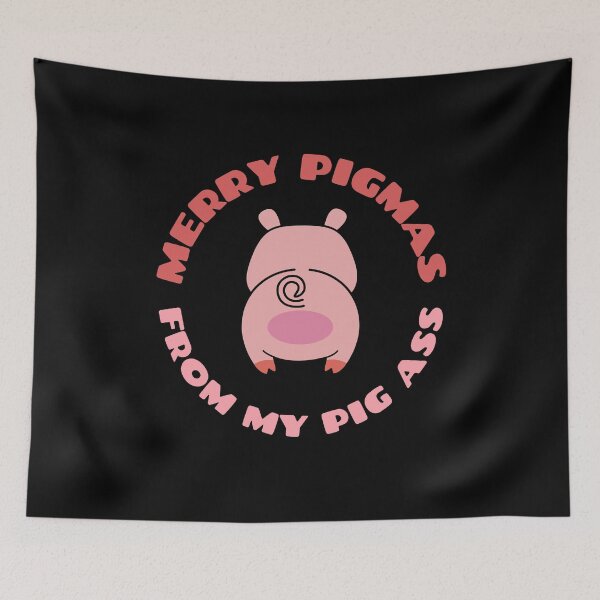 Item preview, Merry Pigmas From My Pig Ass Funny Christmas Cute designed and sold by jacks-tees.