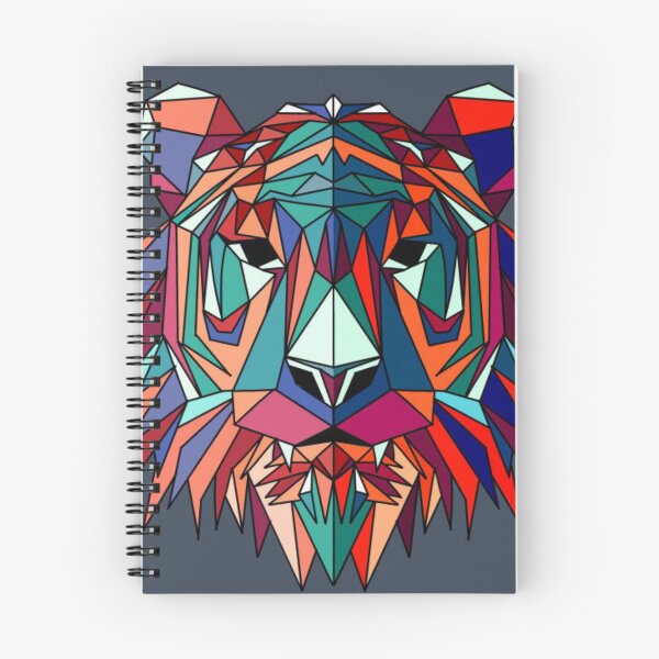 Item preview, colorful geometric lion head designed and sold by AnthonyVdV.