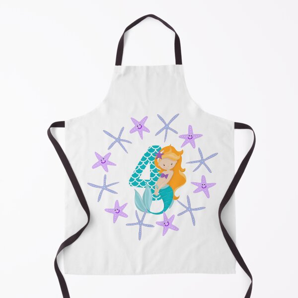 Item preview, Copy of birthday mermaid four years old gift birthday present number four designed and sold by Jelisandie.