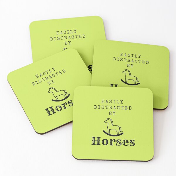 Item preview, Easily distracted by horses designed and sold by pumpqin.