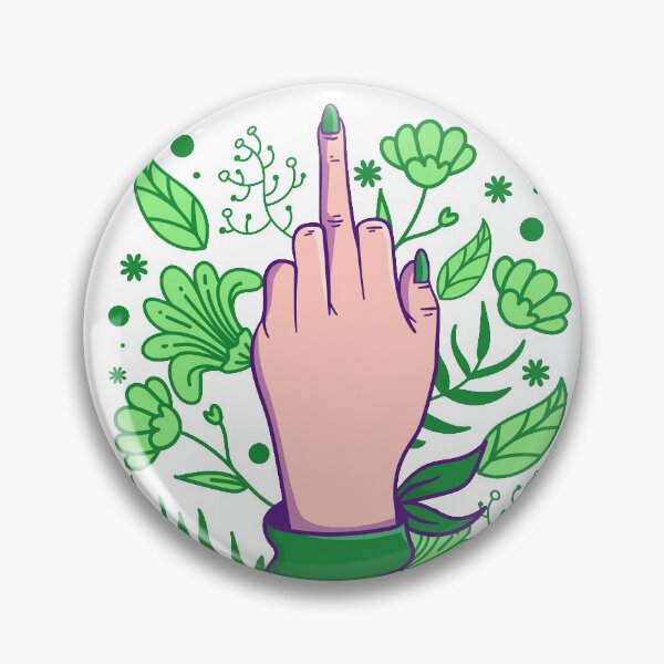 Item preview, floral fuck you symbol designed and sold by hacksolutions.