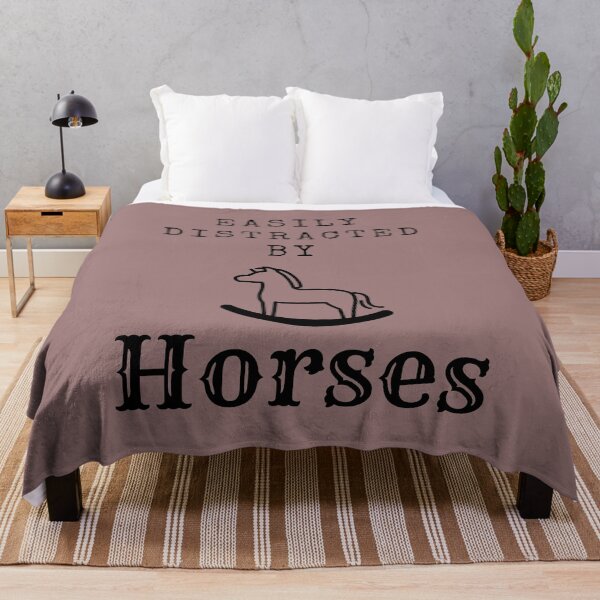 Item preview, Easily distracted by horses designed and sold by pumpqin.