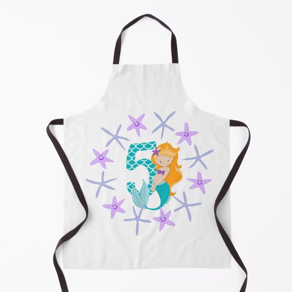Item preview, Birthday mermaid five years old birthday present number five designed and sold by Jelisandie.